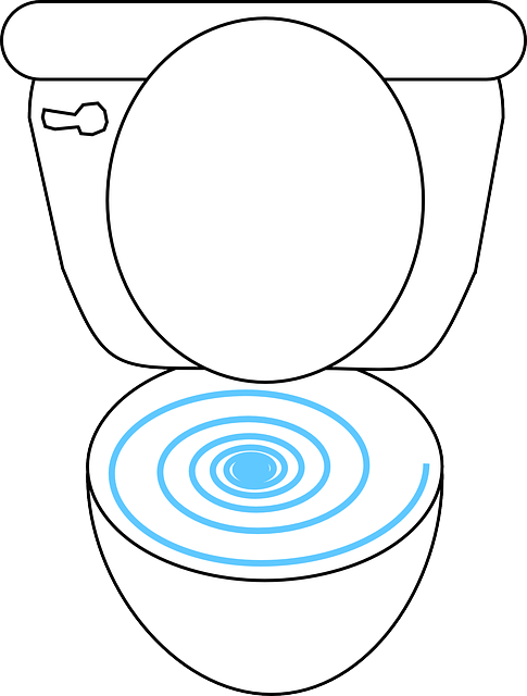 Drawn Toilet Toilet Bowl - Toilet Clip Art (485x640)