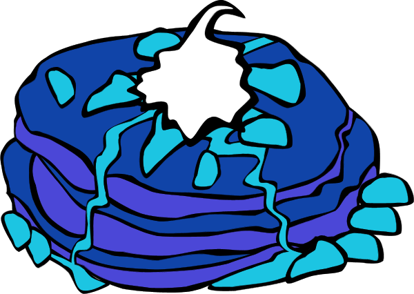 Cake Clip Art - Pancakes Clip Art (600x426)