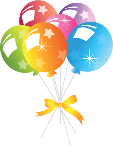 Ushakowa2014 Альбом «с Днем Рожденья - Transparent Background Balloons Clipart (386x500)