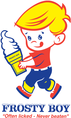 Milligans Whey Proteins, Granny Faye's, Frosty Boy, - Frosty Boy Sign (400x400)