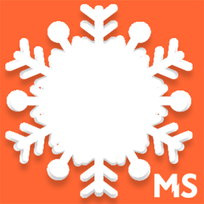 Show Your Support For The Ms Society This Christmas - Snowflake (400x400)