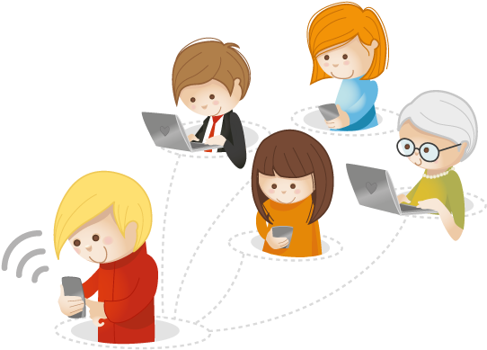 Grandma You Finally Sent The Email Social Media Marketing - Cartoon (545x440)