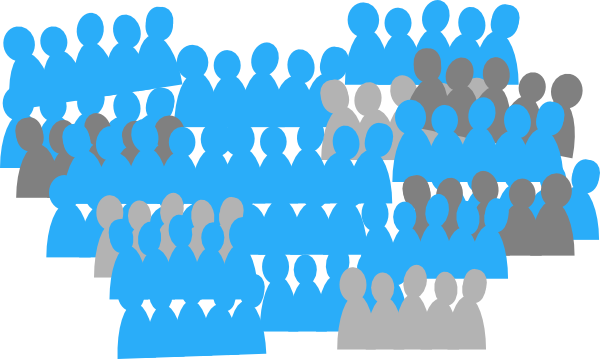 Unc Crowd Edited Clip Art - Clip Art (600x359)
