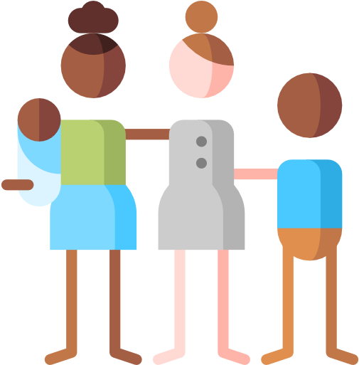 Image For Youth & Family Category - Friendship Png Flat Icon (512x512)