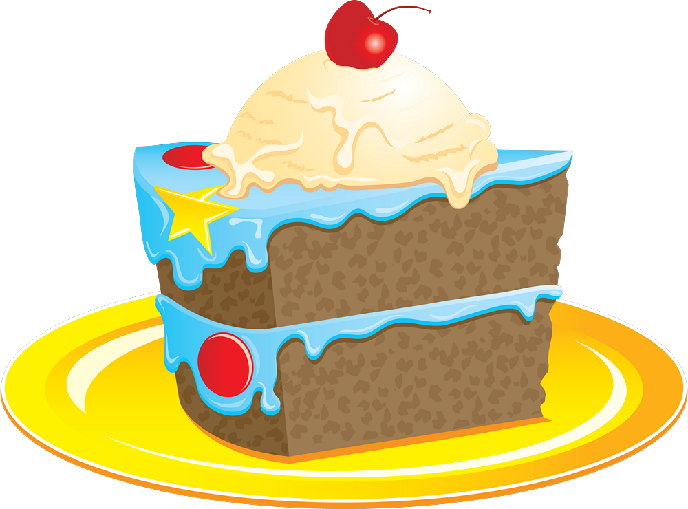 Feliz Viernes Png - Slice Cake Clip Art (1280x947)