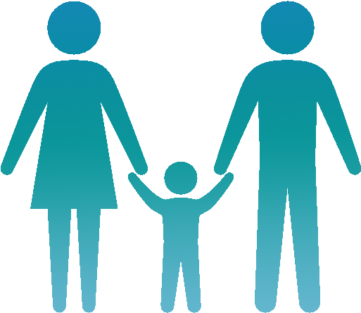 Family Of Three Clipart - Family Of Three Clipart (512x512)