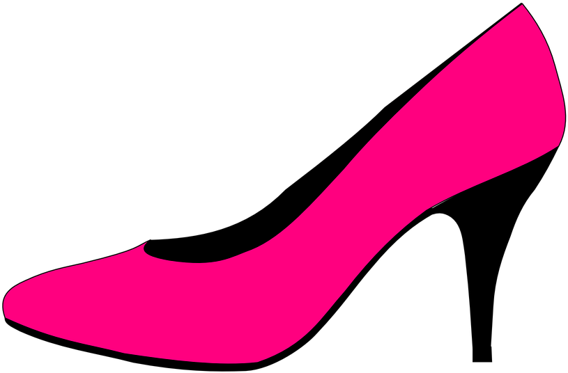 Shoes Cartoon Images 29, - Salto Rosa Png (960x648)
