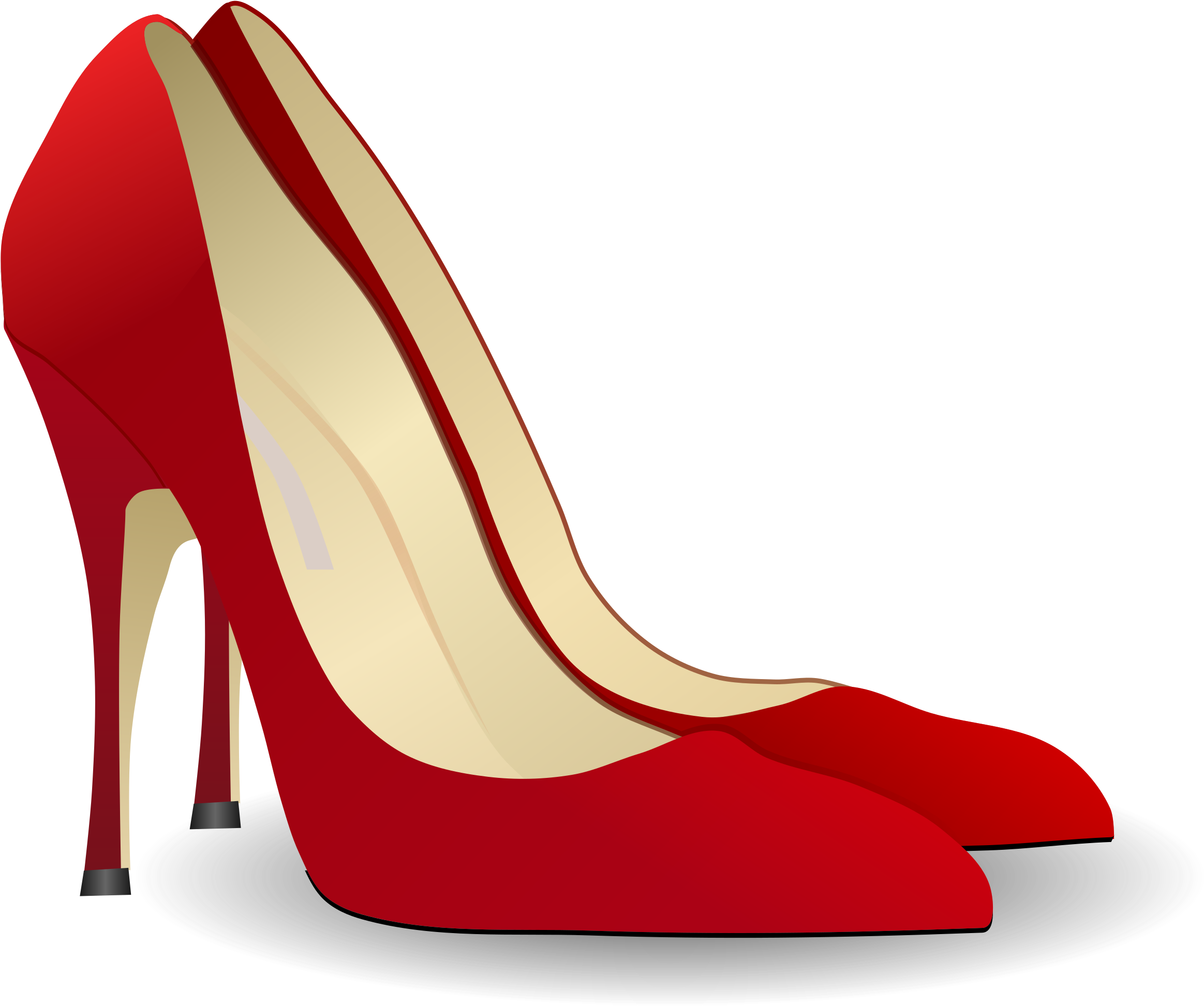 Heels Clipart Cartoon - High Heels Png (2000x1692)