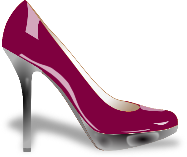 Heels Clipart Animated - Doll Girl Shoes Clipart (600x505)
