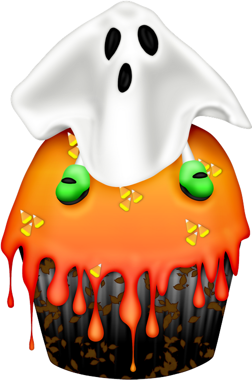 Halloween Clipartfall Thingscup Cakeshalloween Partiesvintage - Cupcake (541x800)