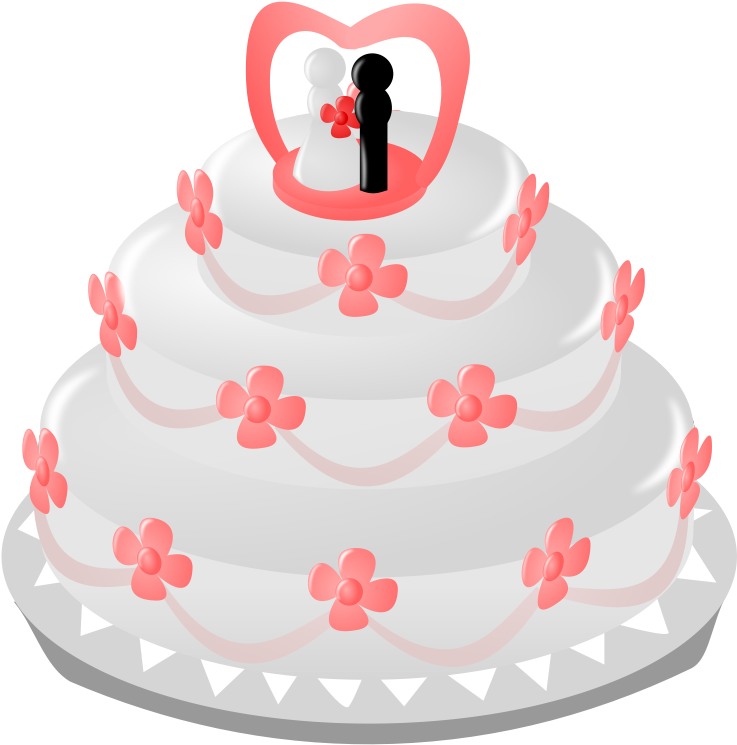 Cake Images - My Wedding Planner: Blank Lined Journal - 6x9 - Wedding (800x800)