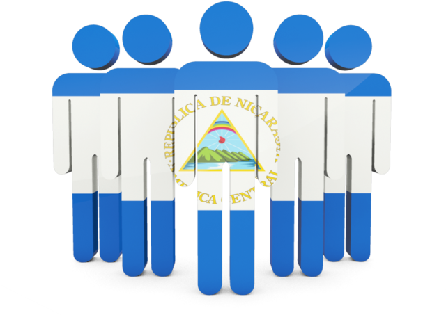 Illustration Of Flag Of Nicaragua - South African People Png (640x480)