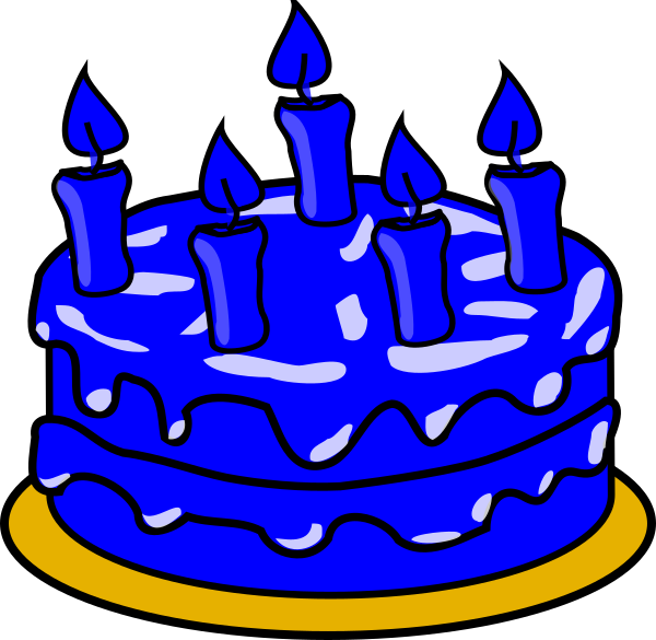 Birthday Cake Clip Art 12th (600x585)
