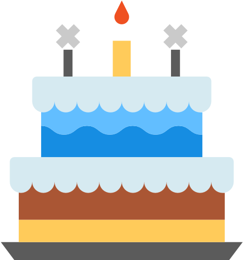 Birthday Cake Free Icon - Birthday Cake (512x512)