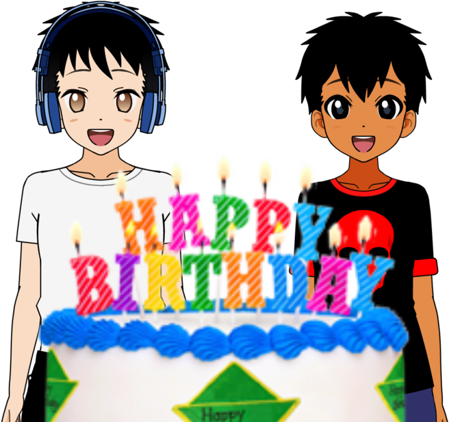 Happy Birthday Mason Velez And Kairamen By Th3 Blue - Happy Birthday To You Sheet Music: Piano/vocal/guitar (1024x768)