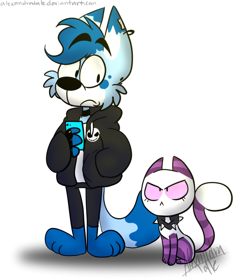 Alex And Spike By Alexandratale - Cartoon (825x969)