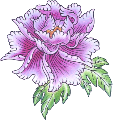 Free Printable Tattoo Stencil Designs - Japanese Floral Tattoo Drsigns (377x390)