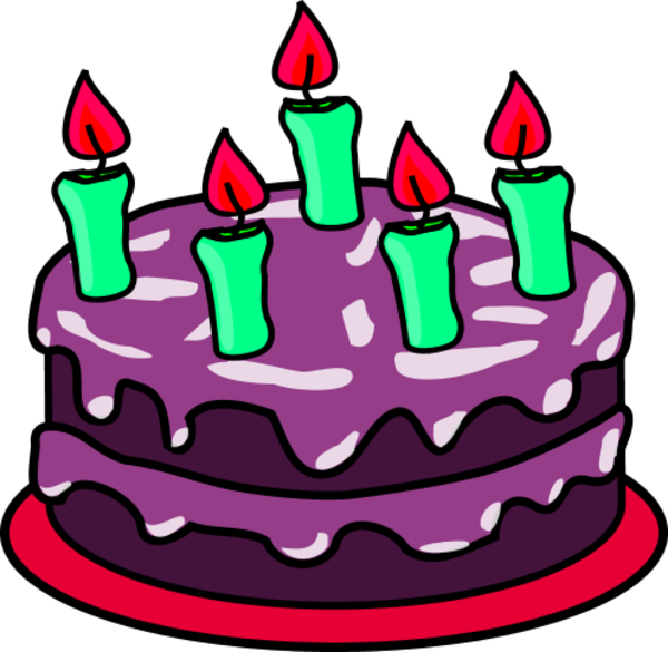 Happy Birthday Cake Clip Art Png - Happy Birthday Cake Clip Art Png (600x585)