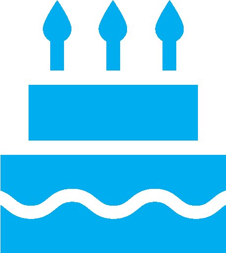 Birthday-cake Blue - Birthday (512x512)