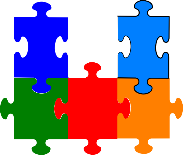 5 Jigsaw Puzzle Pieces (600x507)