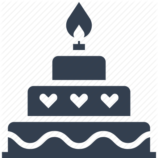 Birthday - Birthday Cake Icon Png (512x512)