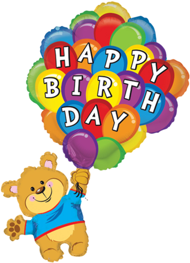 Birthday Clipart - Happy Fathers Day Balloons (600x539)