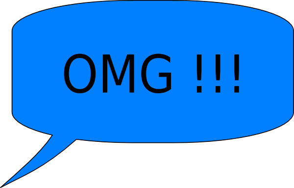 Omg Clip Art - Lol Clipart (600x383)