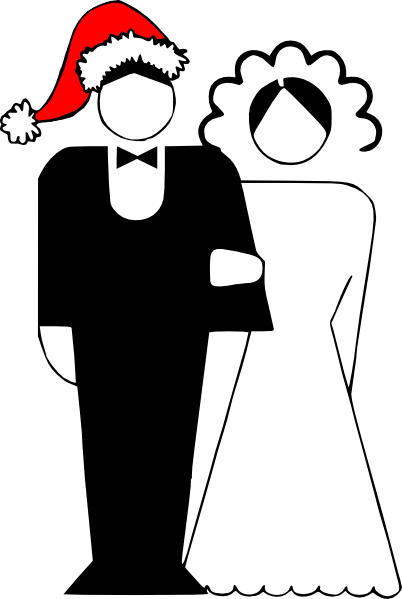 Bride And Groom Clipart (402x599)