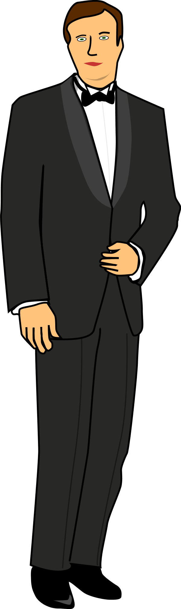 Groom Clip Art Medium Size - Groom Clipart (600x2014)