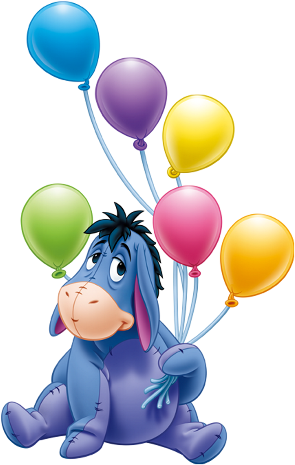 "juego De La Oca Loca" - Eeyore Happy Birthday (1246x1600)