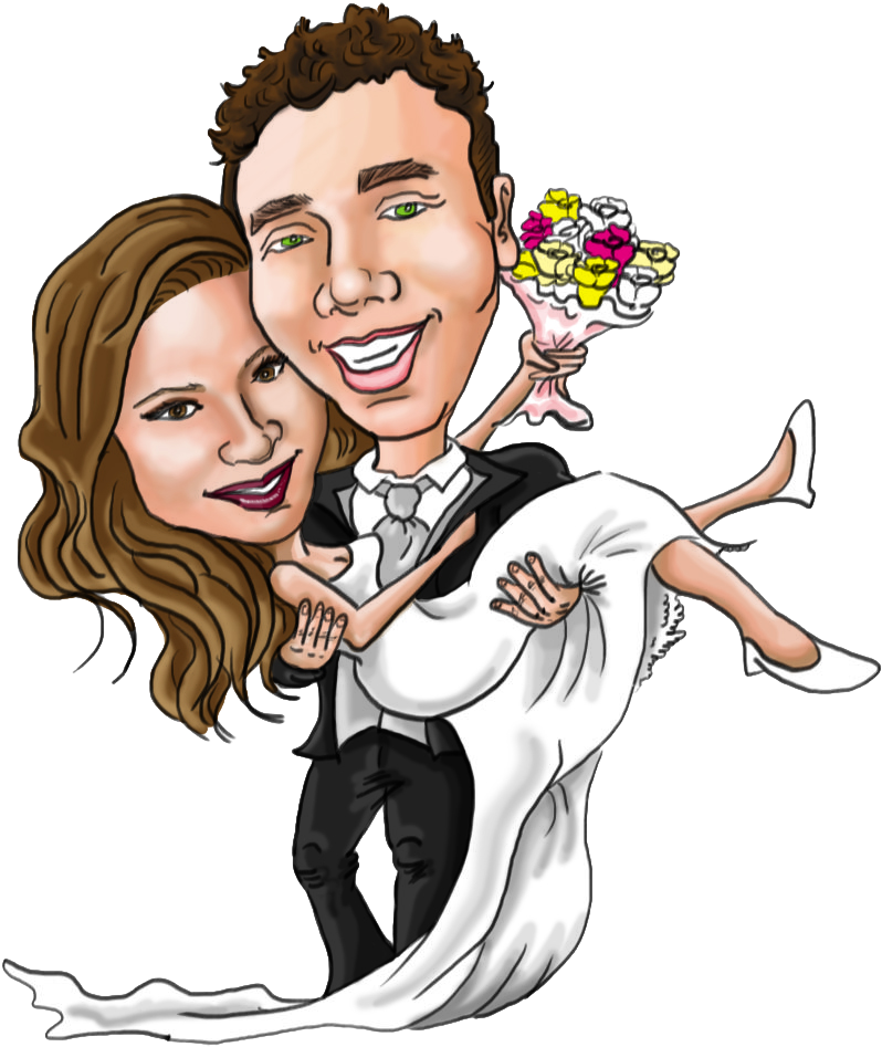 Drawing Caricature Boyfriend Clip Art - Novios Caricatura Png (815x968)