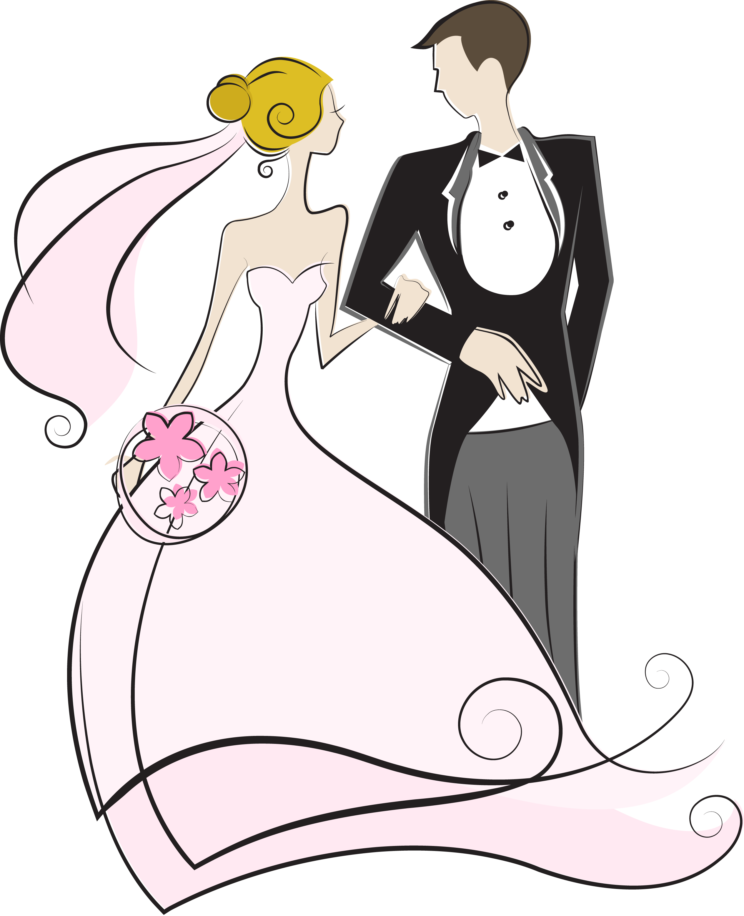 Bride Groom-copy 0 - Groom And Bride Png (2529x3113)