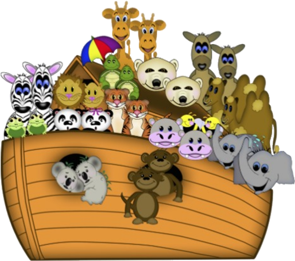 Clip Art Noah S Ark Animals Flood Clipart Pencil And - Noah's Ark Animals Two By Two (600x600)