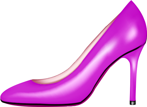 High-heeled Footwear Absatz Cartoon - High-heeled Shoe (500x500)