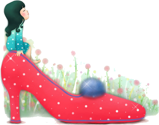 Slipper High-heeled Footwear Shoe Cartoon Illustration - Slipper High-heeled Footwear Shoe Cartoon Illustration (800x600)