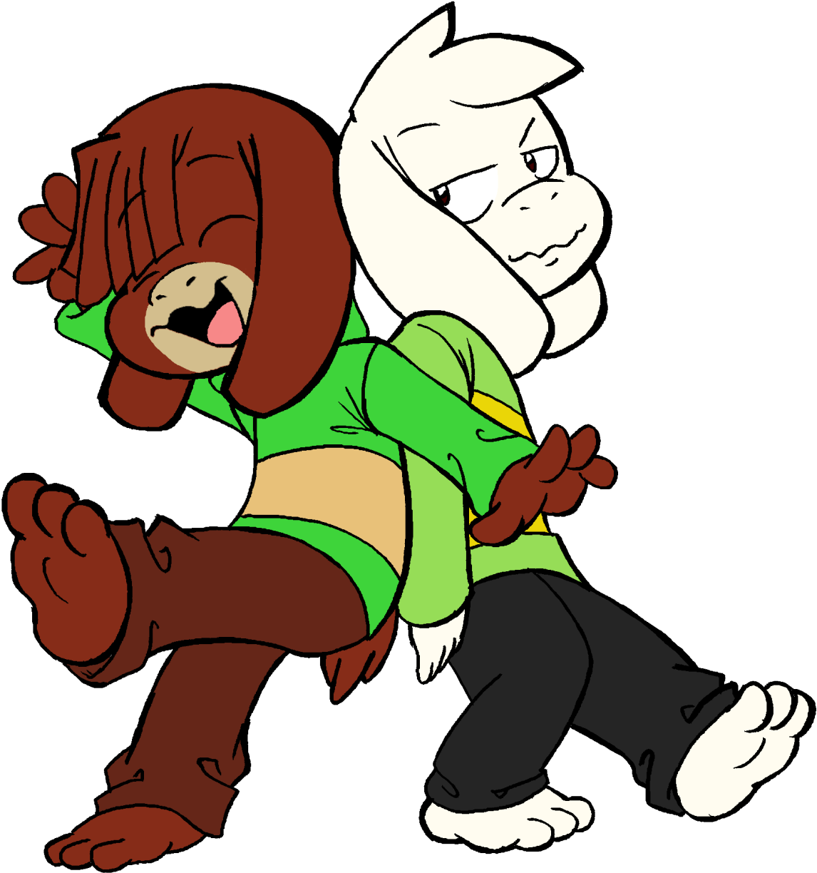 Undertale Au Neloku Drawing Dreebros Goatline Dancetale - Flowey (1280x1353)