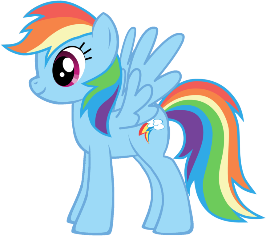 Rainbow Dash Template - My Little Pony Creator Games (894x894)