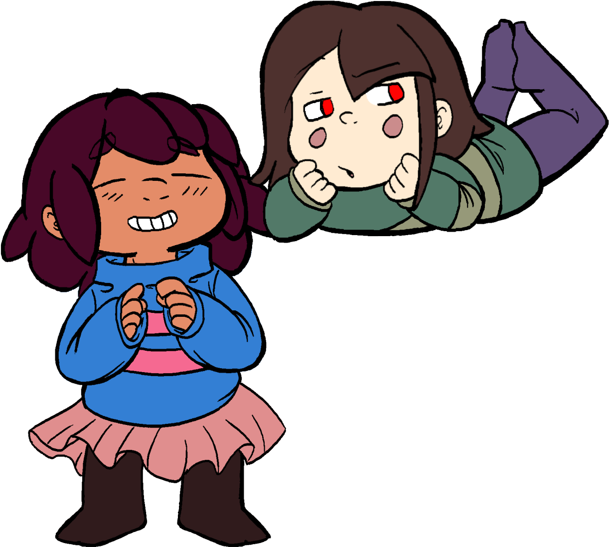 Undertale Au Neloku Drawing Dreebros Goatline Dancetale - Flowey (1280x1222)