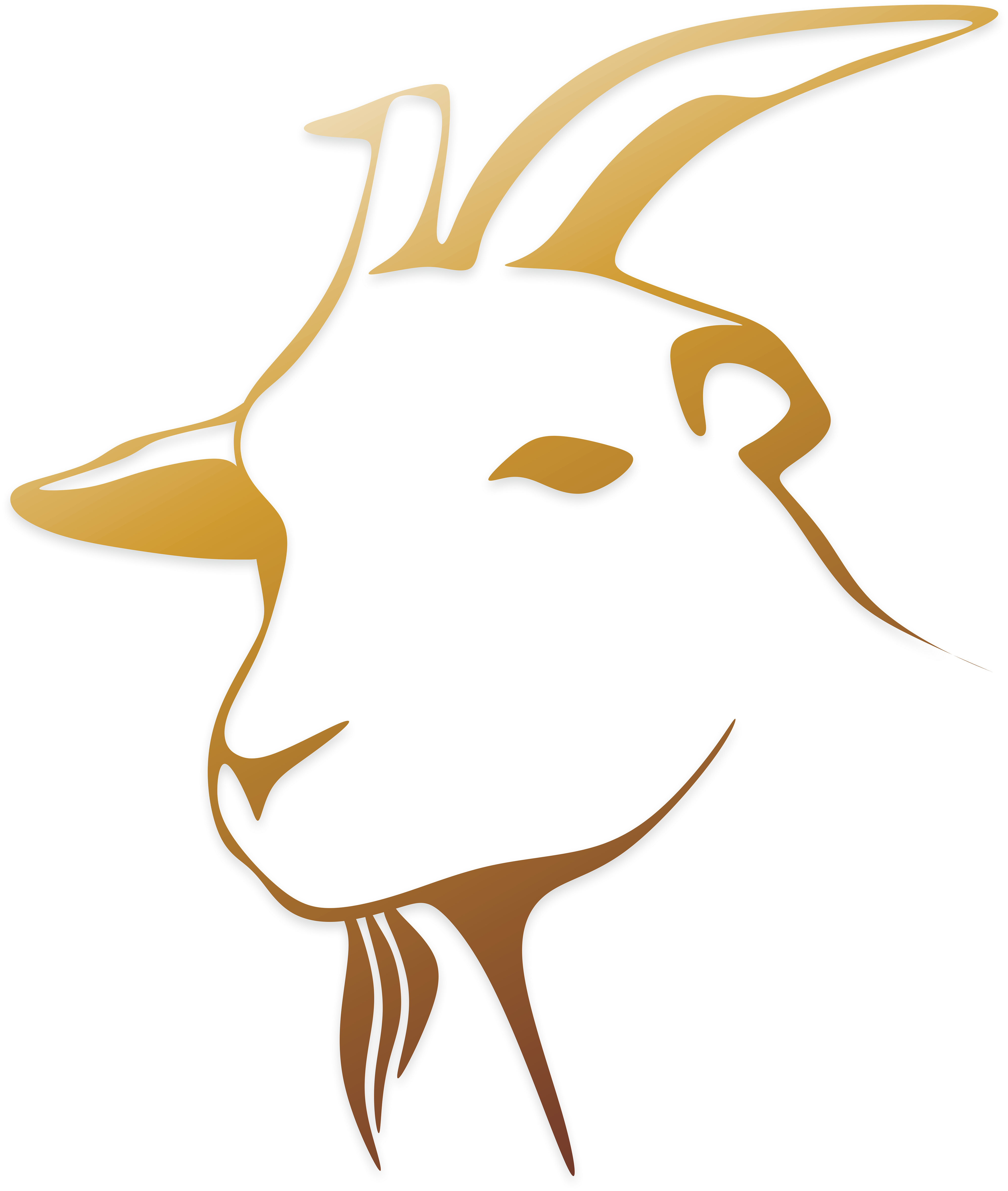 Boer Goat Line Art Clip Art - Tua Tagovailoa Shirt (4000x4723)