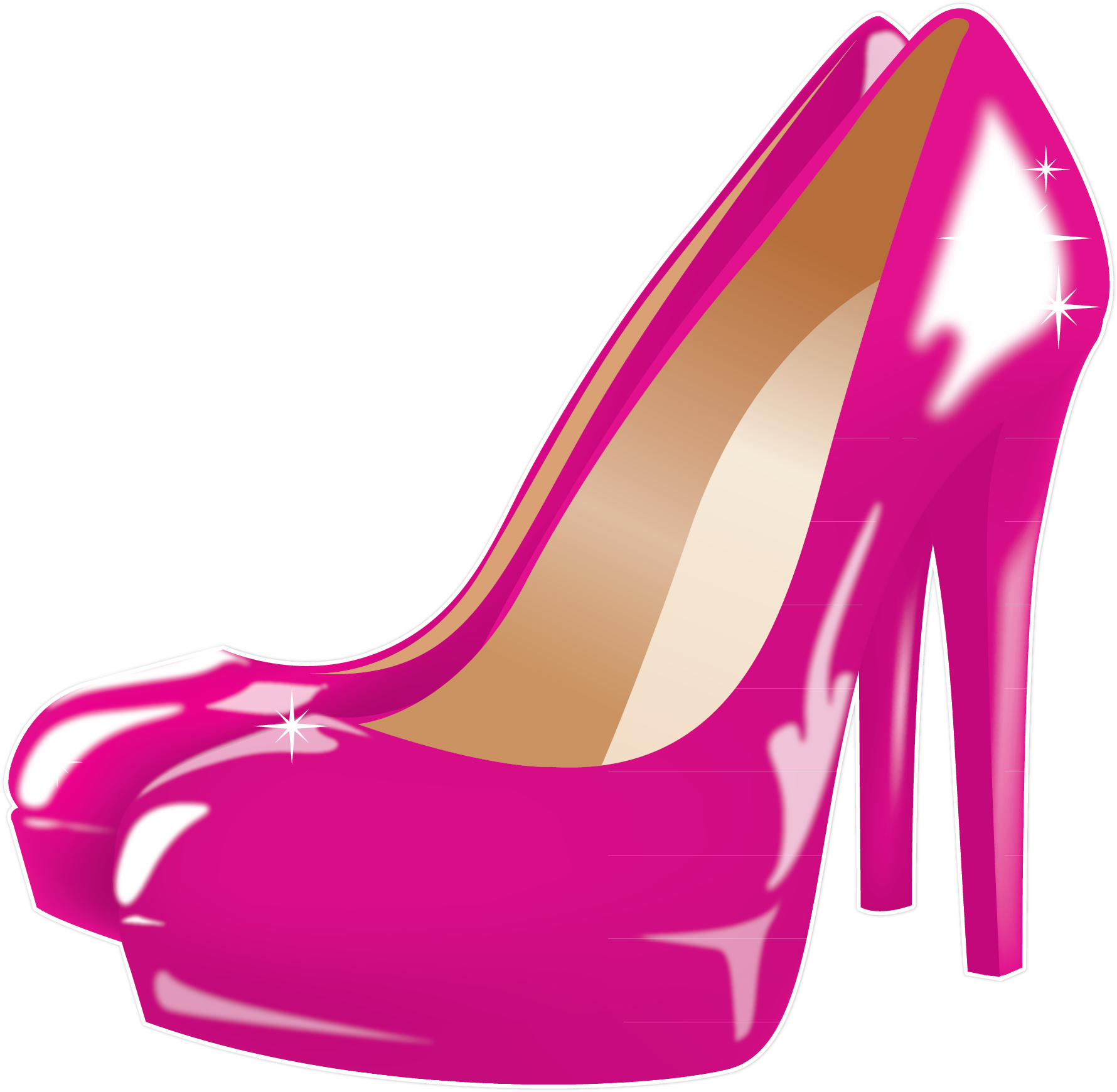 High Heels And Heels On Cliparts - Pink High Heels Png (1965x1911)