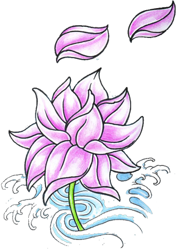 Stencil Flowers - Google Search - Lotus Flower Tattoo Designs (350x500)