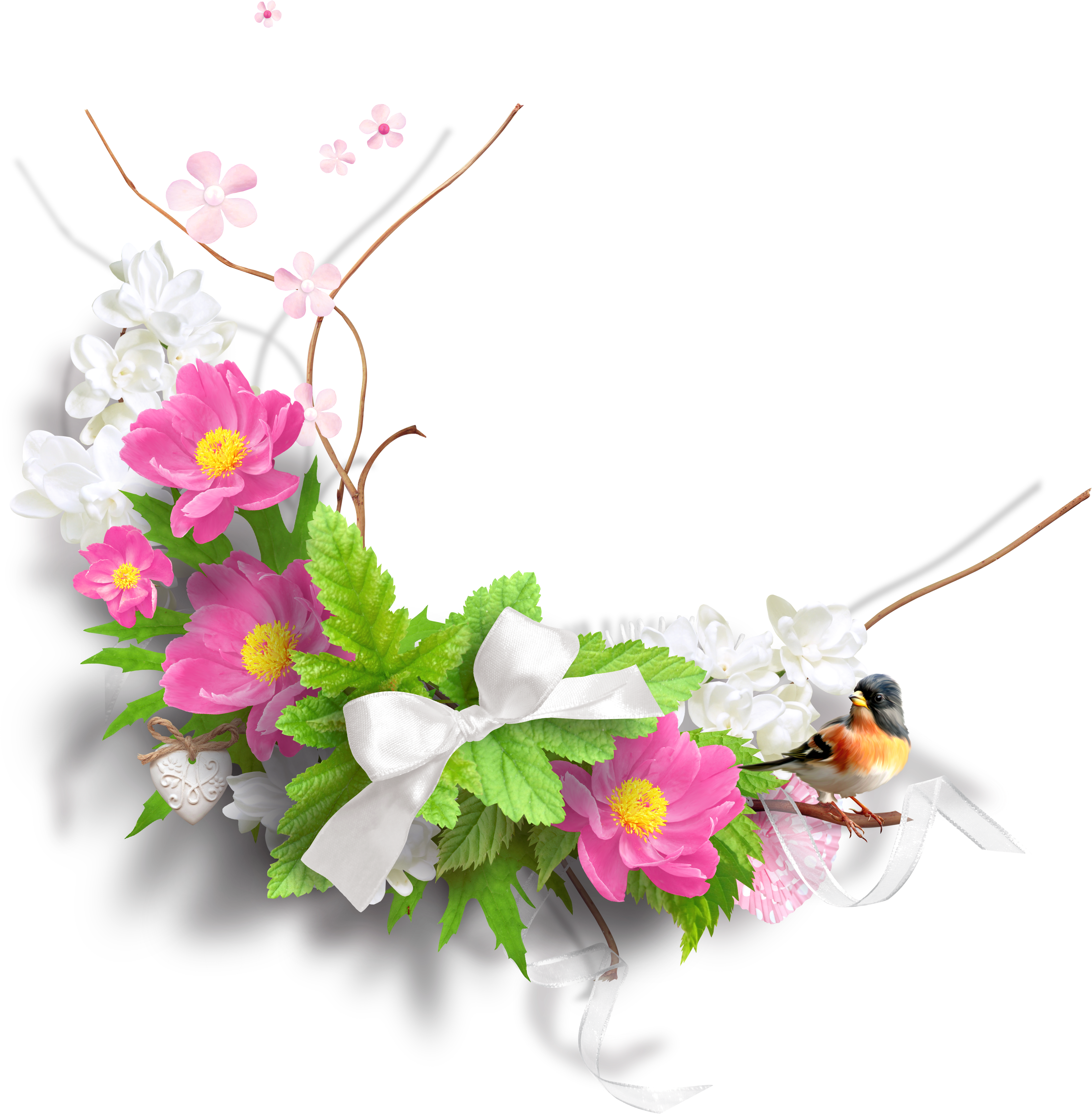 Spring Flowers Png Png Images - Nombres De Personas Con Flores (3365x3454)