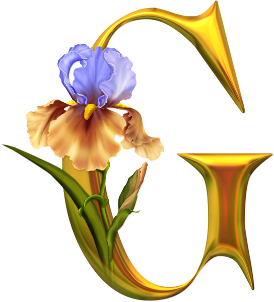 Iris Alphabet - Tube Alphabet (544x600)