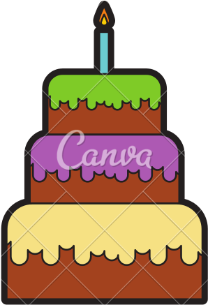 Birthday Cake Cartoon - Birthday Cake Cartoon (550x550)