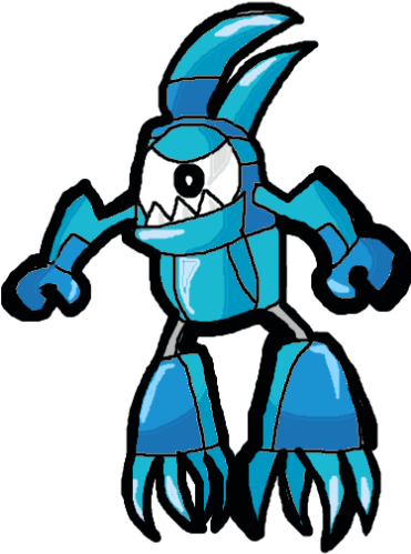 Unnamed Water Mixel By Djloehr - Cartoon (400x500)