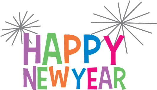 Happy New Year Png - Happy New Year 2018 Clipart (540x316)