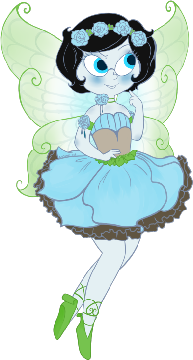 Flower Fairy Vertebrate Clip Art - Cartoon (420x750)