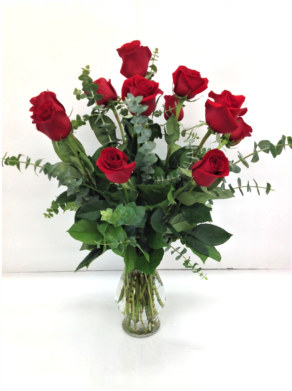 Roses & Eucalyptus - Floral Creations Florist Inc (445x390)