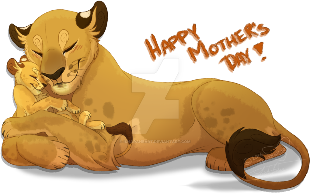 ~mothers-day~ By Isharaheart On Deviantart - Masai Lion (1024x670)