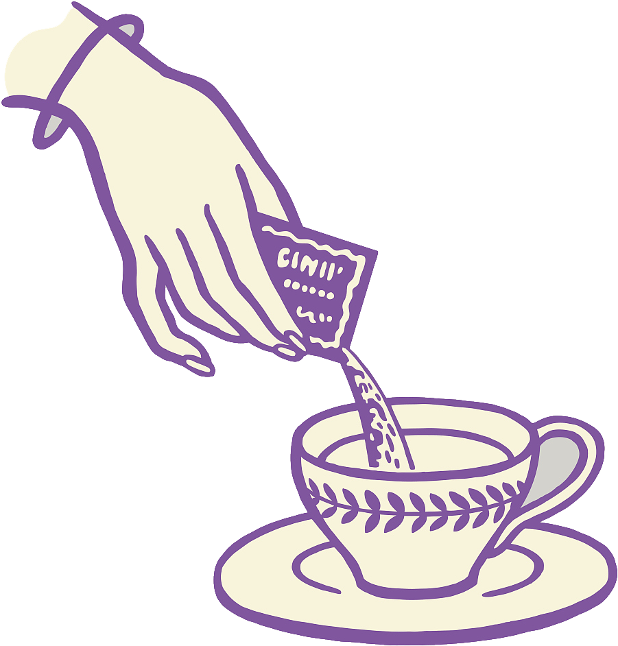 Coffee Tea Drawing Illustration - Coffee Tea Drawing Illustration (958x1024)